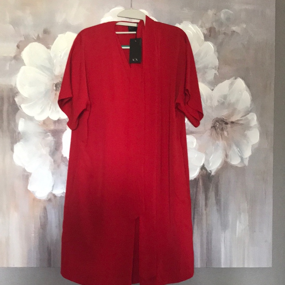 Armani Exchange Red Dress New with Tags Size M